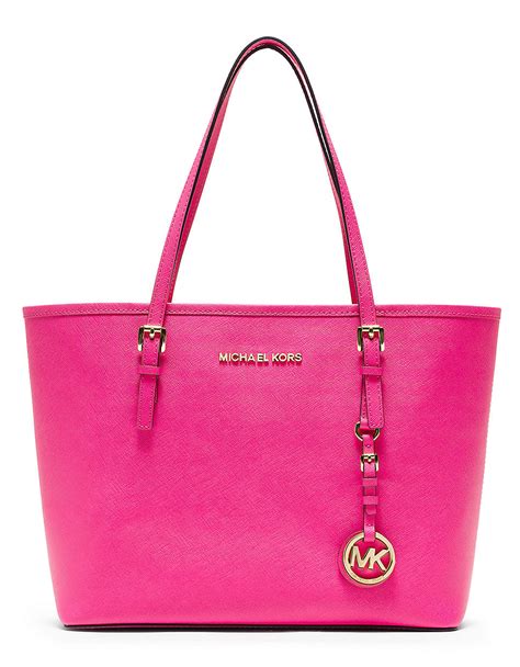 michael kors neon pink backpack|michael kors large pink tote.